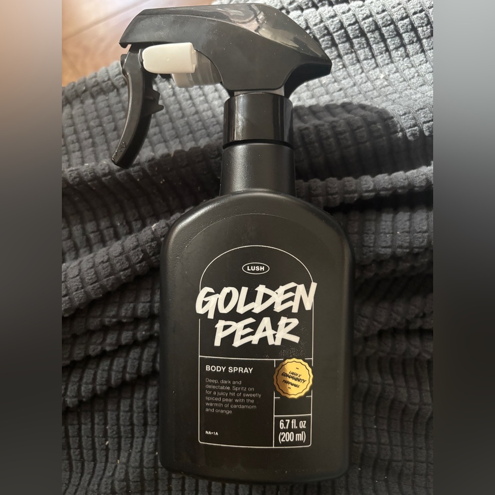 Lush limited edition golden pear spray